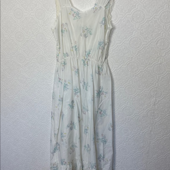 Vintage Cottagecore Penney’s Adonna Floral Lace Nightgown Prairie Dress Small - Picture 8 of 8